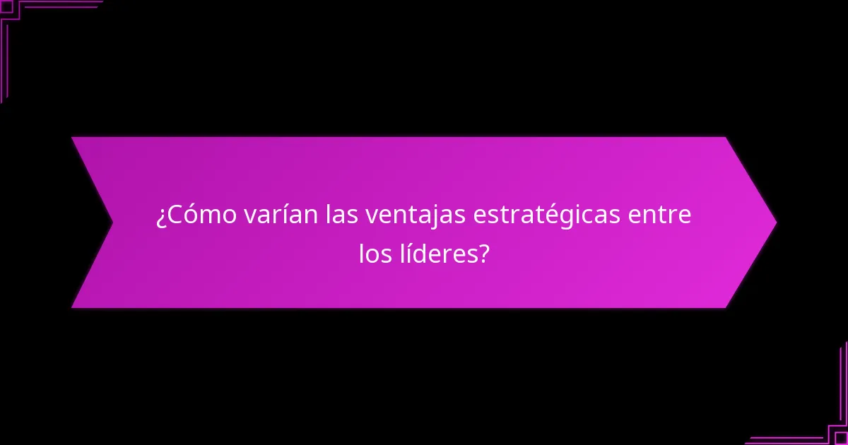 ¿Qué cartas sinergizan mejor con cada líder?